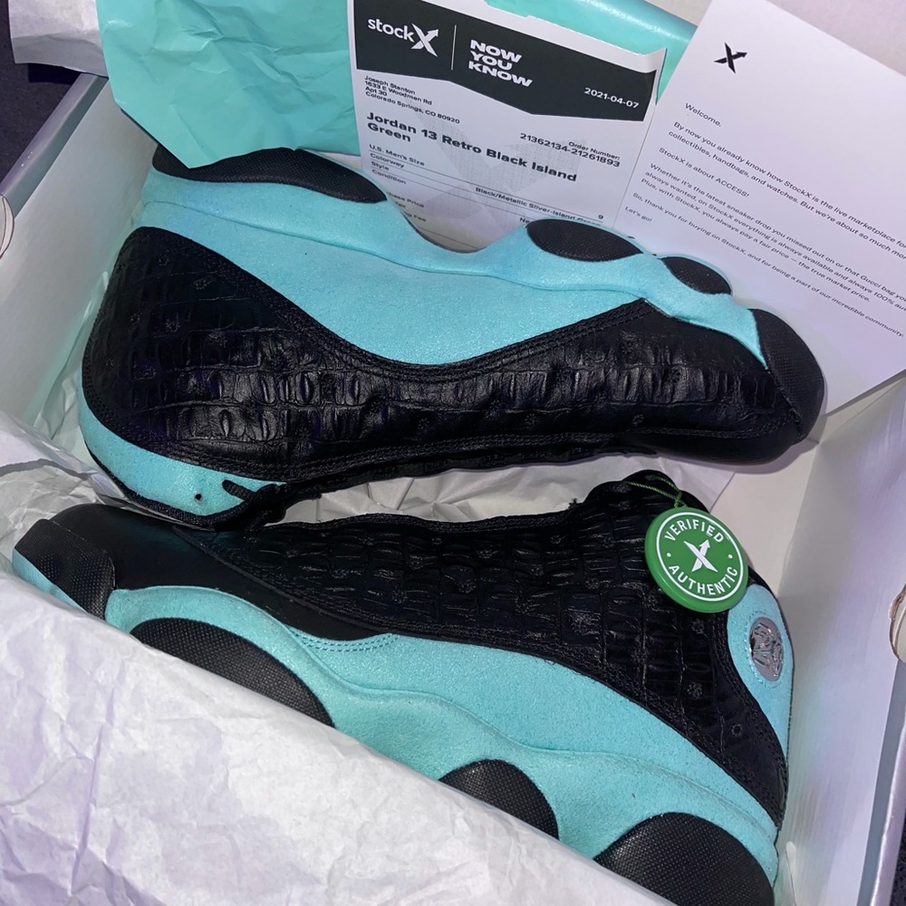 Jordan 13 island green